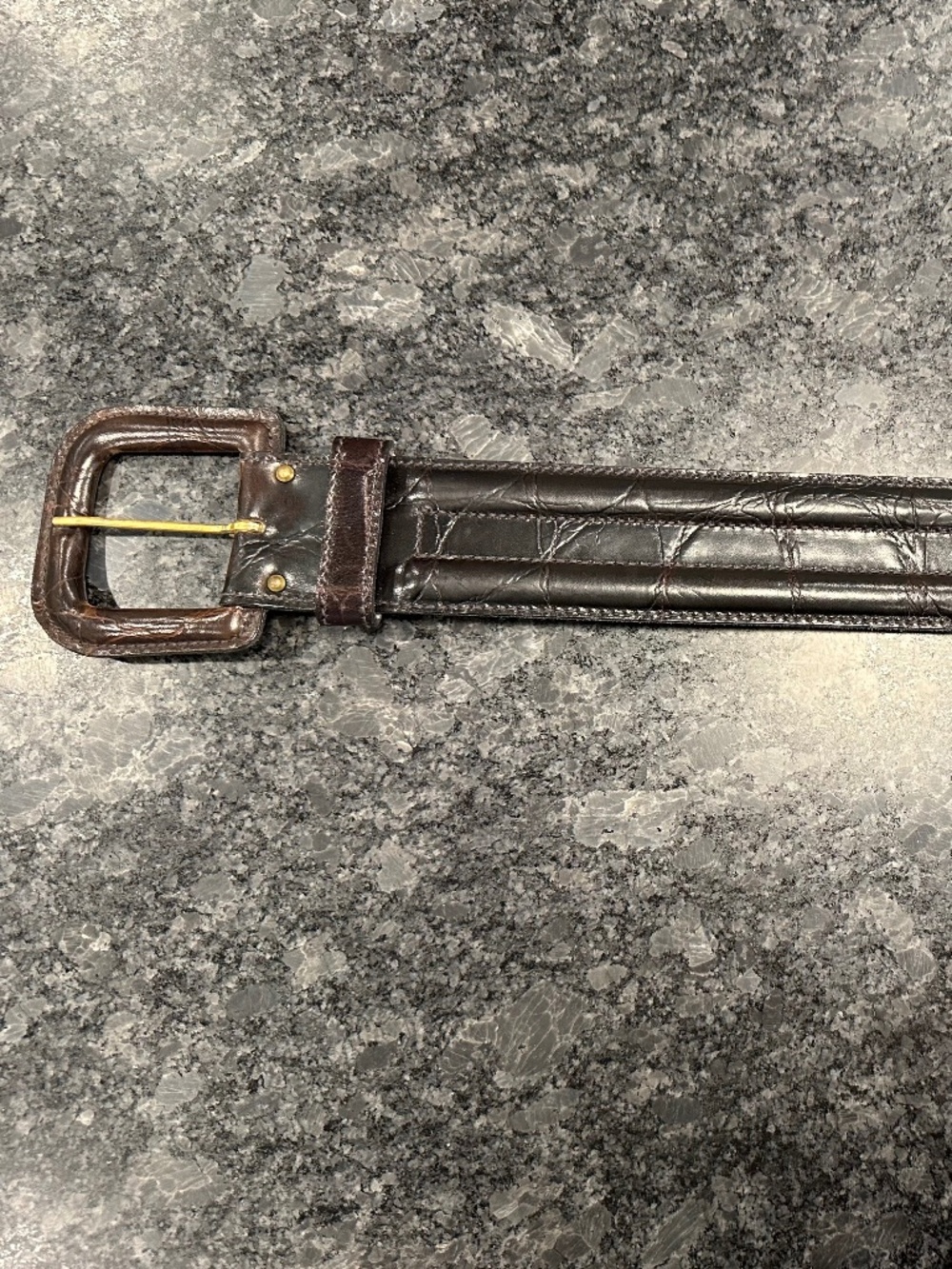 Anne Klein II Leather Brown Belt - size M